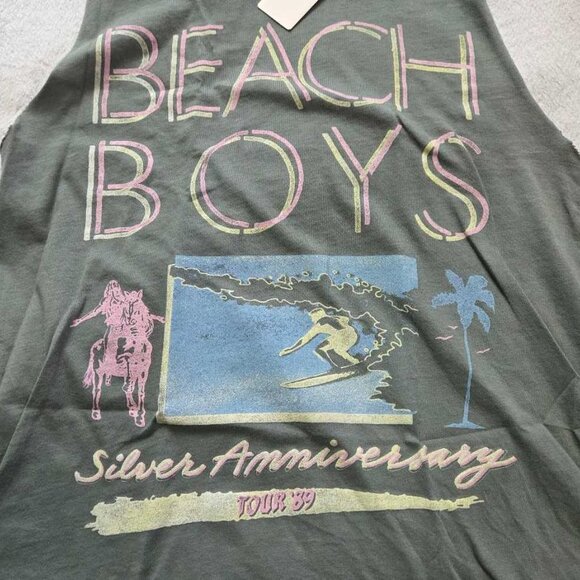 New (with tiny flaw) XXS Anthropologie x Letluv The Beach Boys tank top - Picture 5 of 11